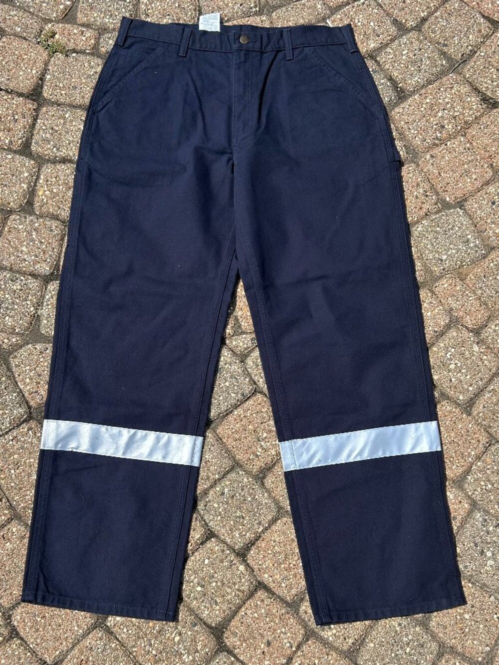 NWT Carhartt B11 Midnight Navy Canvas Work Pants 36x32 NEW